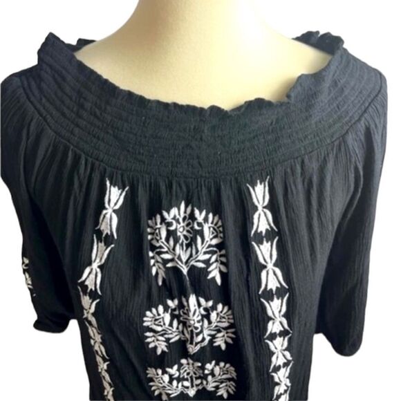 Blue Island Off The Shoulder Tunic Dress - Picture 7 of 8